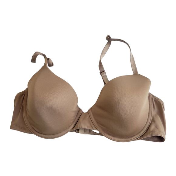 Ellen Tracy Tan Full Coverage Adjustable Straps Underwire T-Shirt Bra Size 38B - Picture 1 of 6